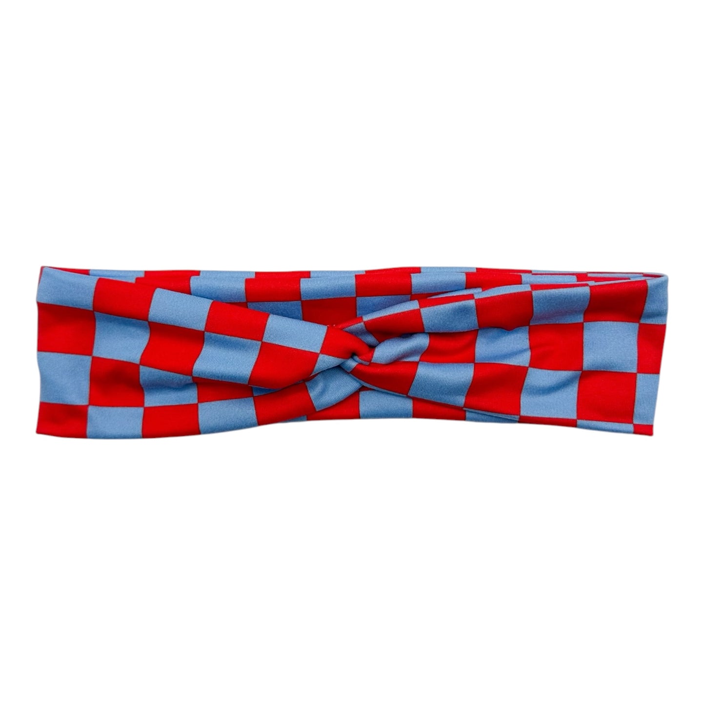 RED & BLUE CHECKERS - TINY KNOT