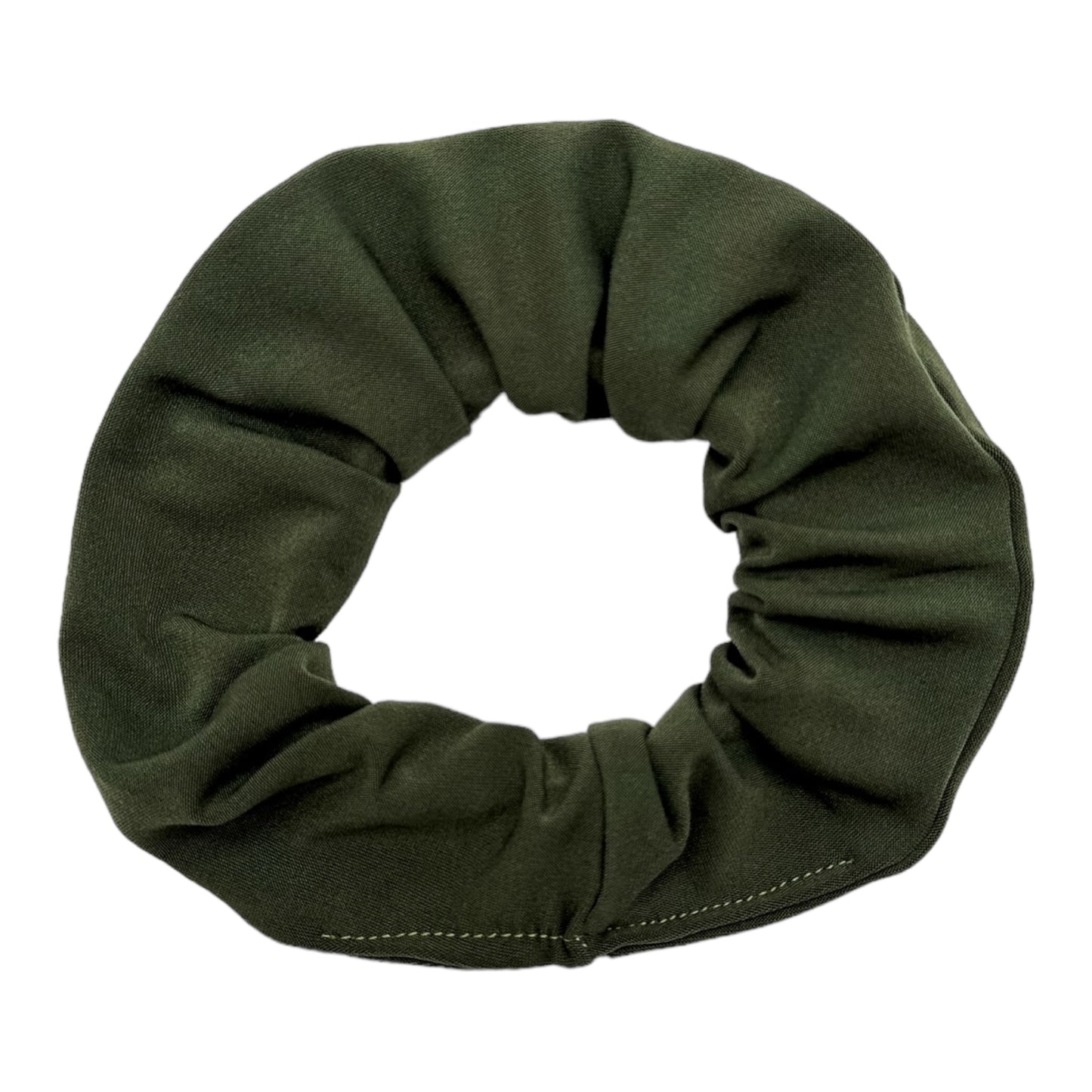 OLIVE GREEN - REGULAR SCRUNCHIE