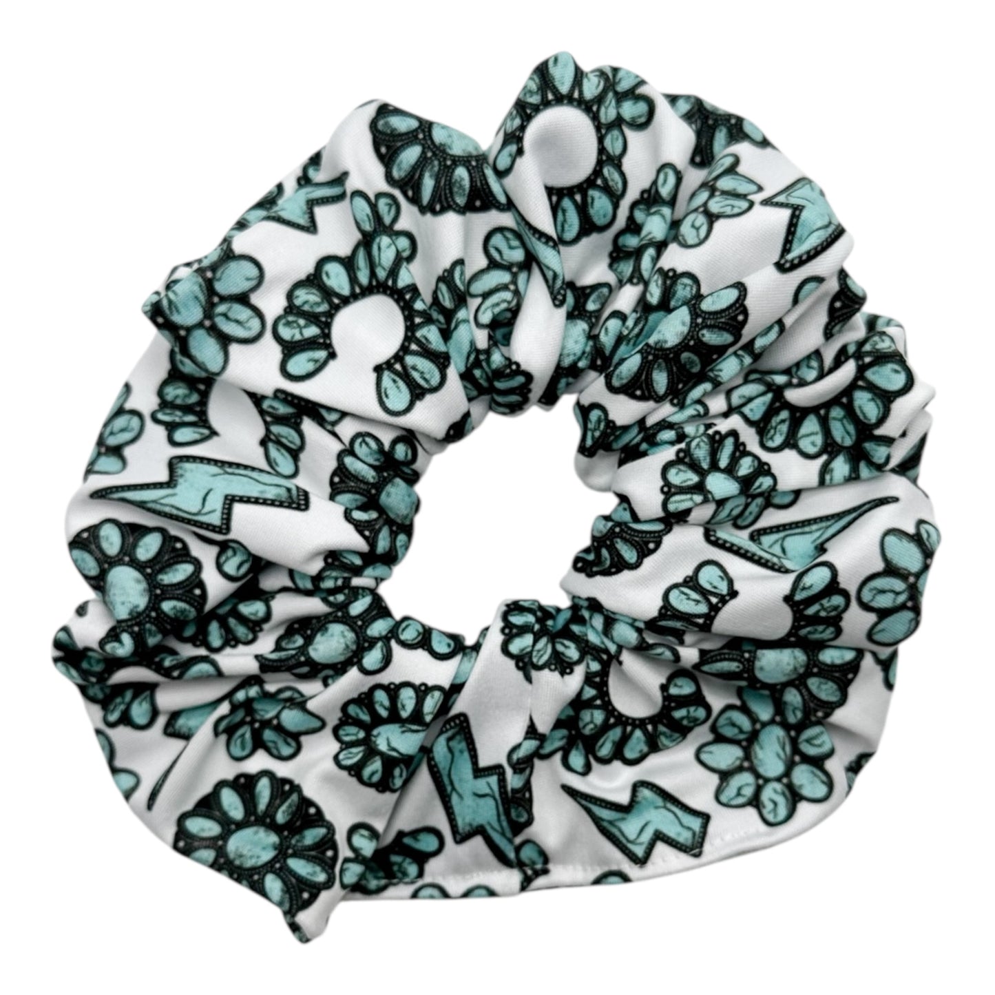 TURQUOISE JEWELRY - OVERSIZED SCRUNCHIE