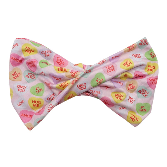 LIGHT PINK CONVERSATION HEARTS - TWIST