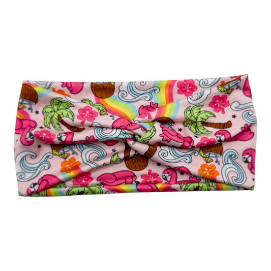 FLAMINGO/COCONUT/RAINBOW WAVE - FRONT KNOT