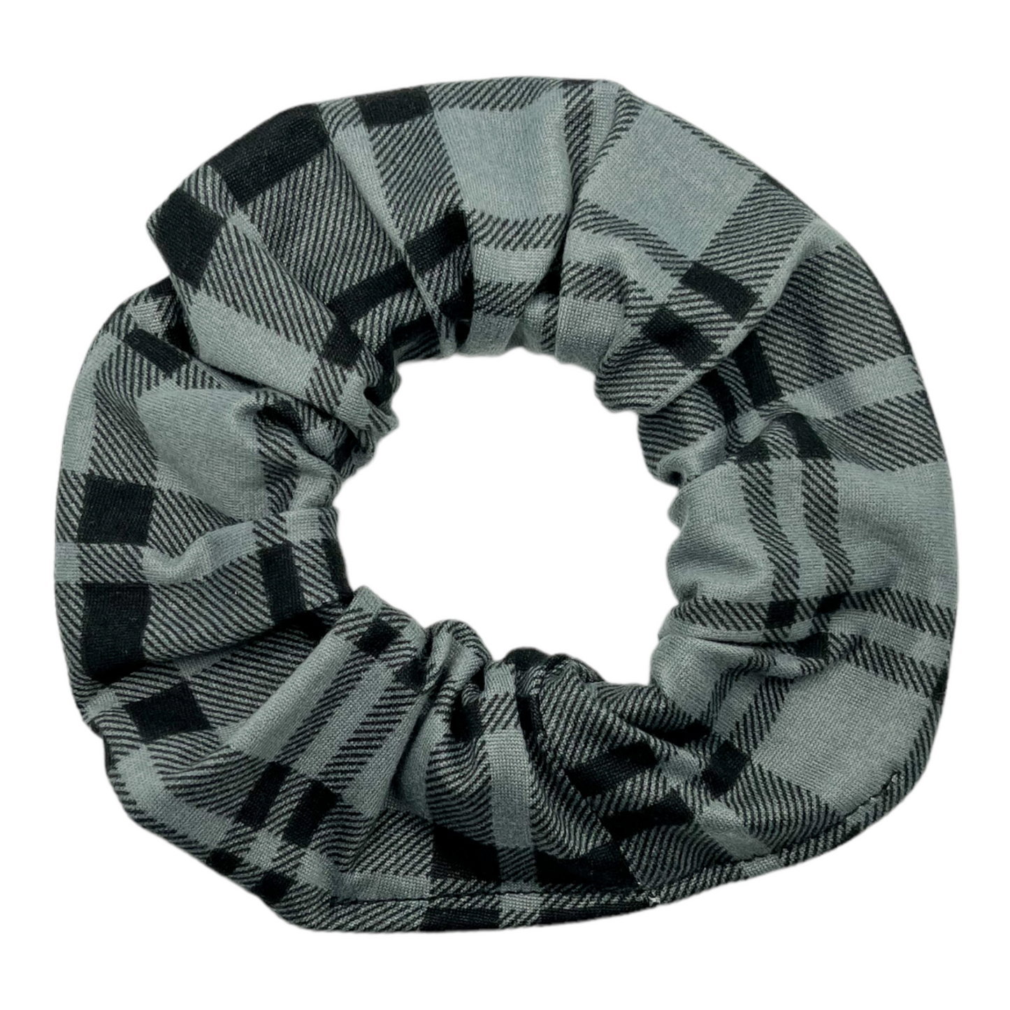 GRAY LUMBERJACK - REGULAR SCRUNCHIE