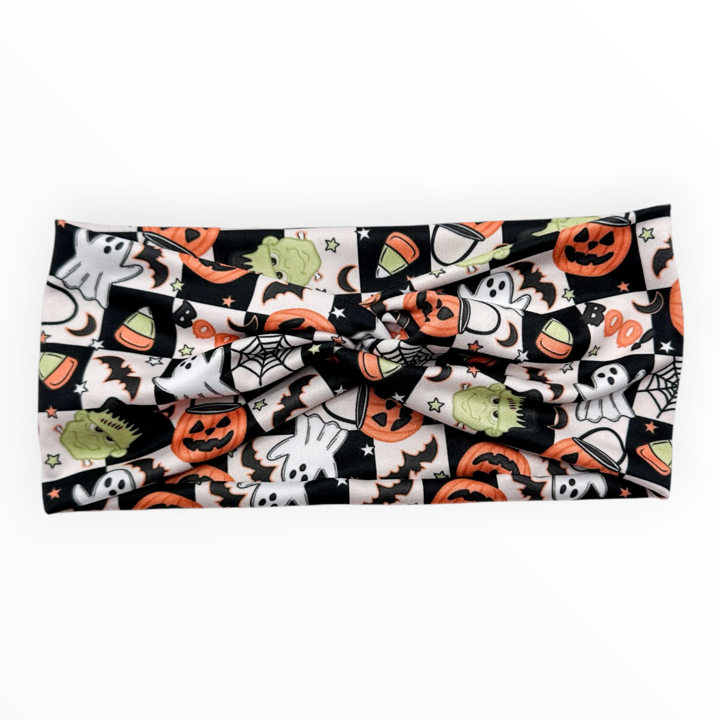 HALLOWEEN CLIPART CHECKERS - FRONT KNOT