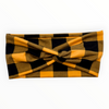 YELLOW BUFFALO PLAID - FRONT KNOT