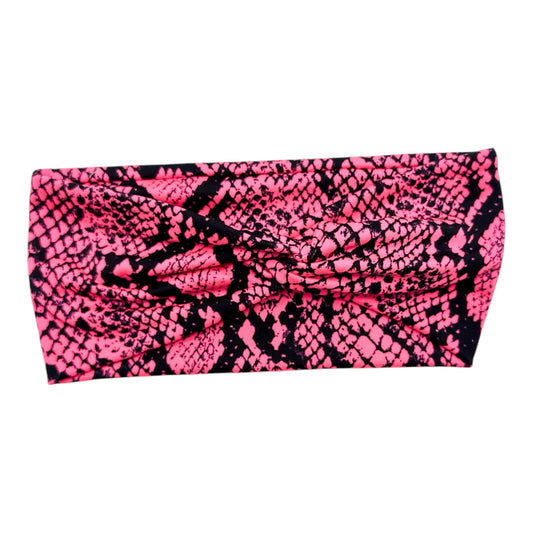 NEON PINK SNAKE - FRONT KNOT