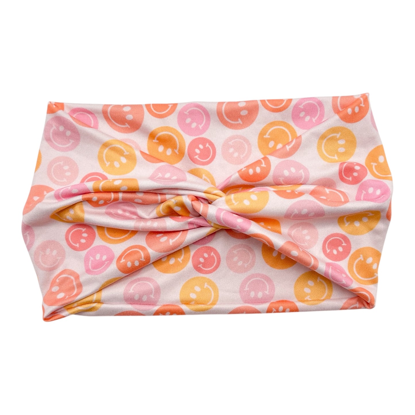 PINK / CORAL / ORANGE HAPPY FACES - COCO