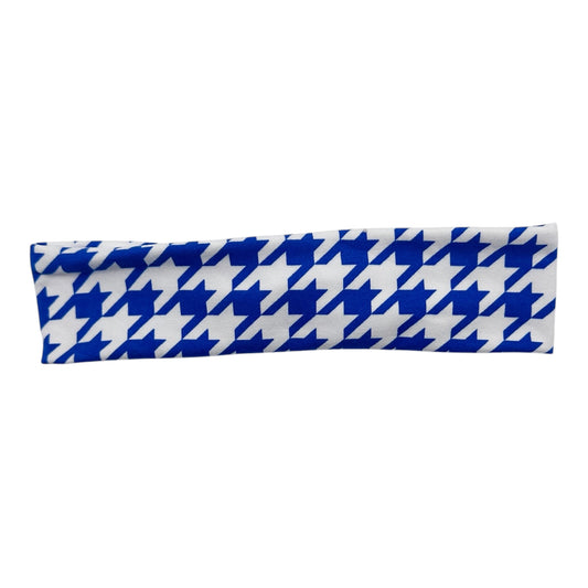 ROYAL BLUE & WHITE HOUNDSTOOTH - ATHLETIC