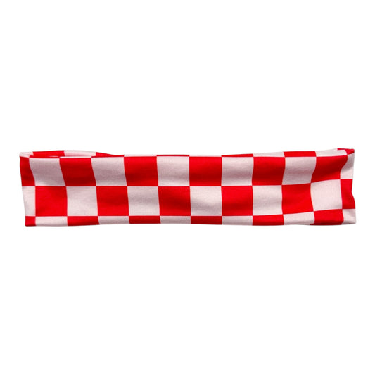 RED & WHITE CHECKERED - ATHLETIC