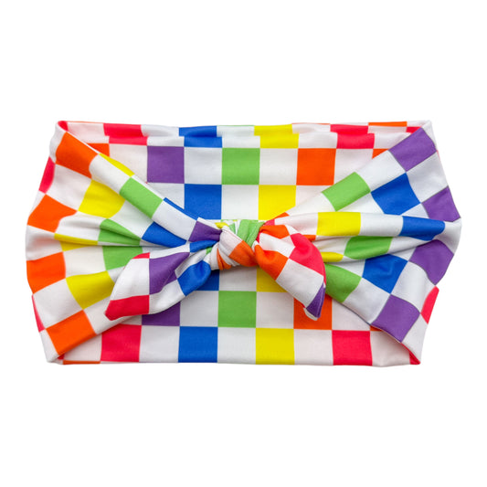 RAINBOW CHECKERS - LUXE