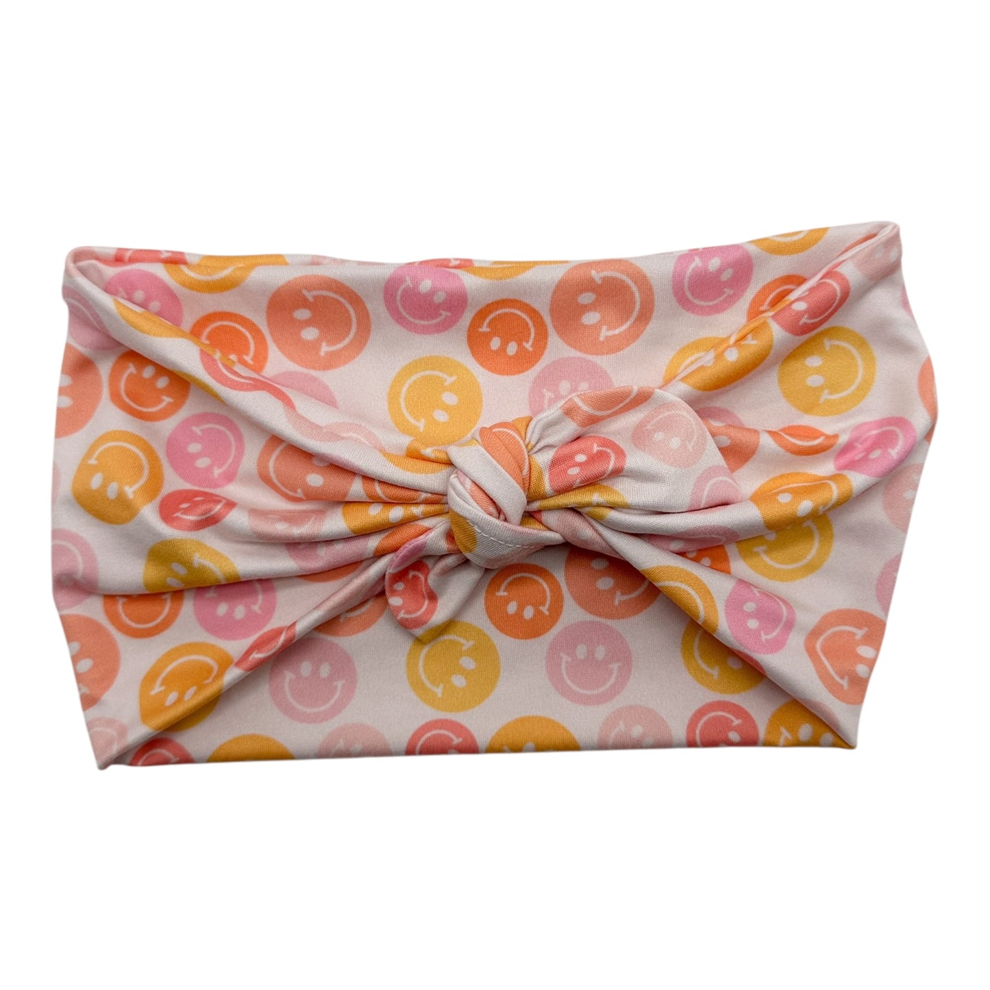 PINK / CORAL / ORANGE HAPPY FACES - LUXE