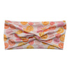 PINK / CORAL / ORANGE HAPPY FACES - FRONT KNOT
