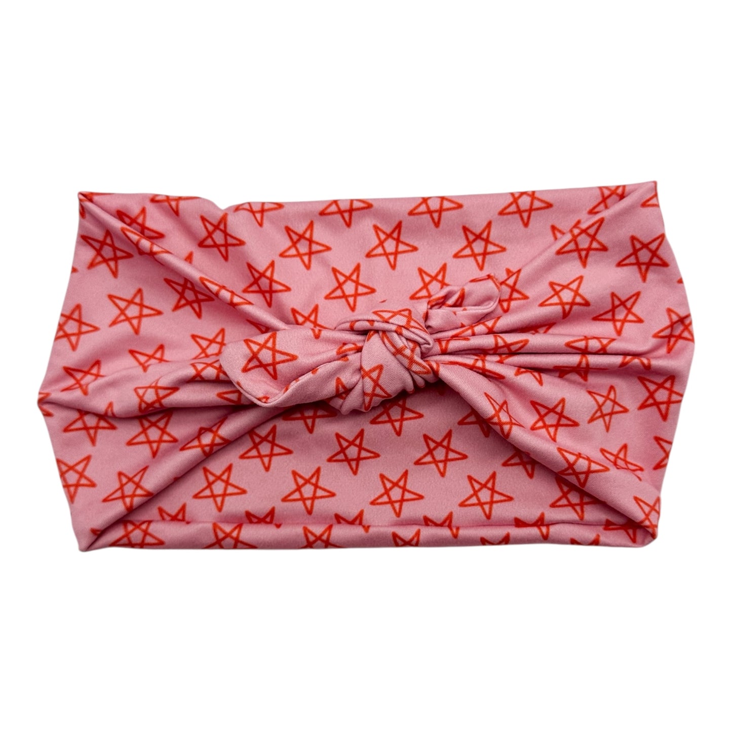 RED STARS ON PINK - LUXE