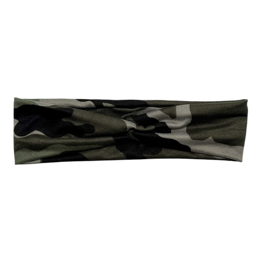 BLACK & GREEN CAMO - TINY KNOT