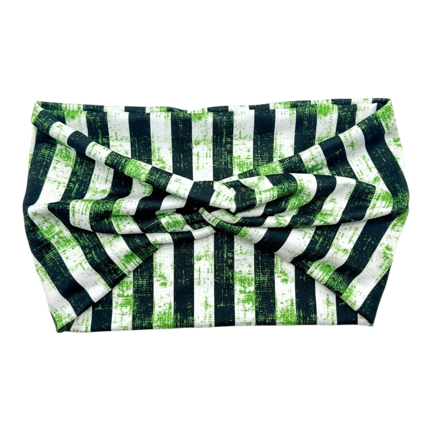 BLACK & WHITE STRIPES W/ GREEN - COCO