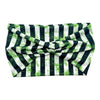 BLACK & WHITE STRIPES W/ GREEN - COCO