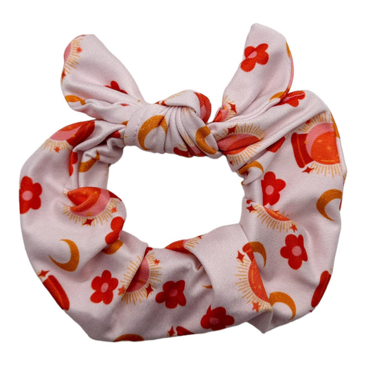 CRYSTAL BALL - BOW SCRUNCHIE