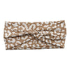 TAN & WHITE LEOPARD - FRONT KNOT