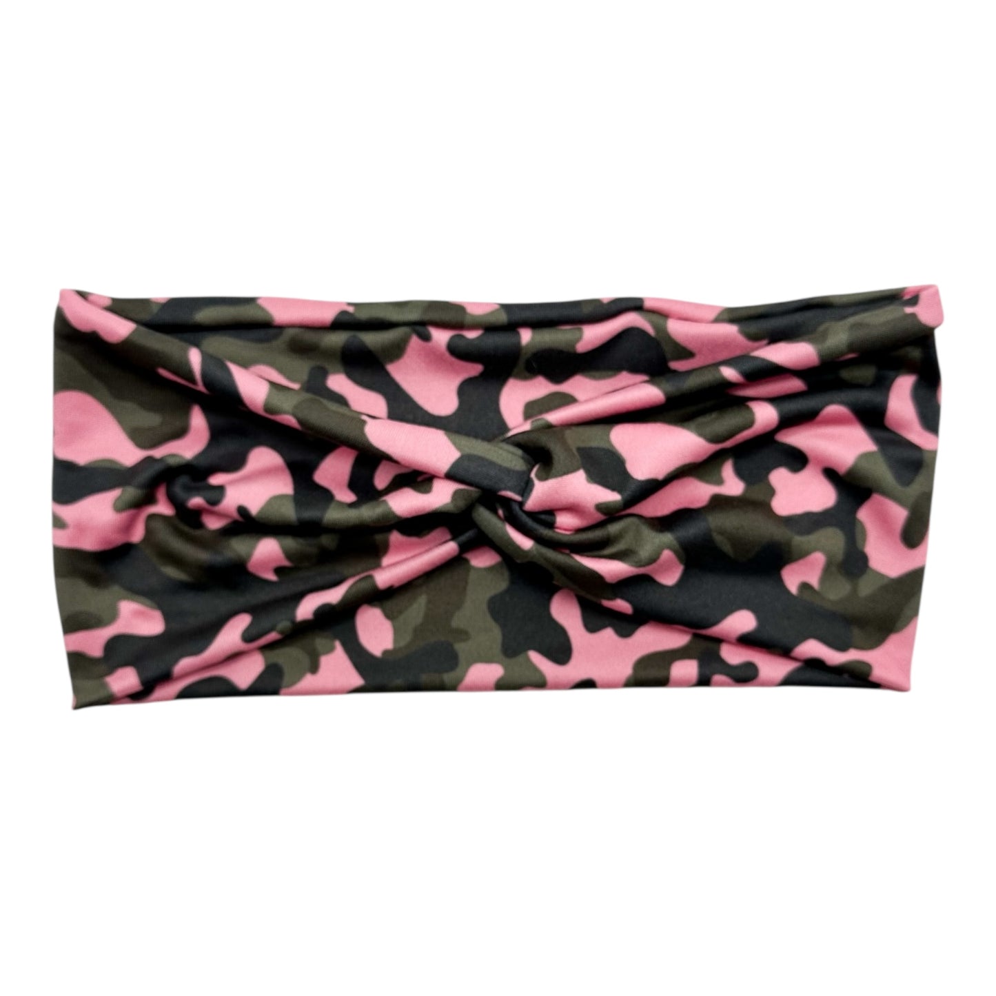 PINK/OLIVE CAMO - FRONT KNOT