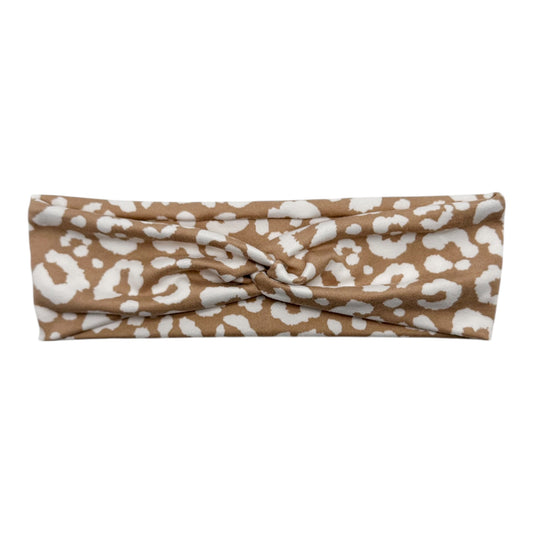 TAN & WHITE LEOPARD - TINY KNOT