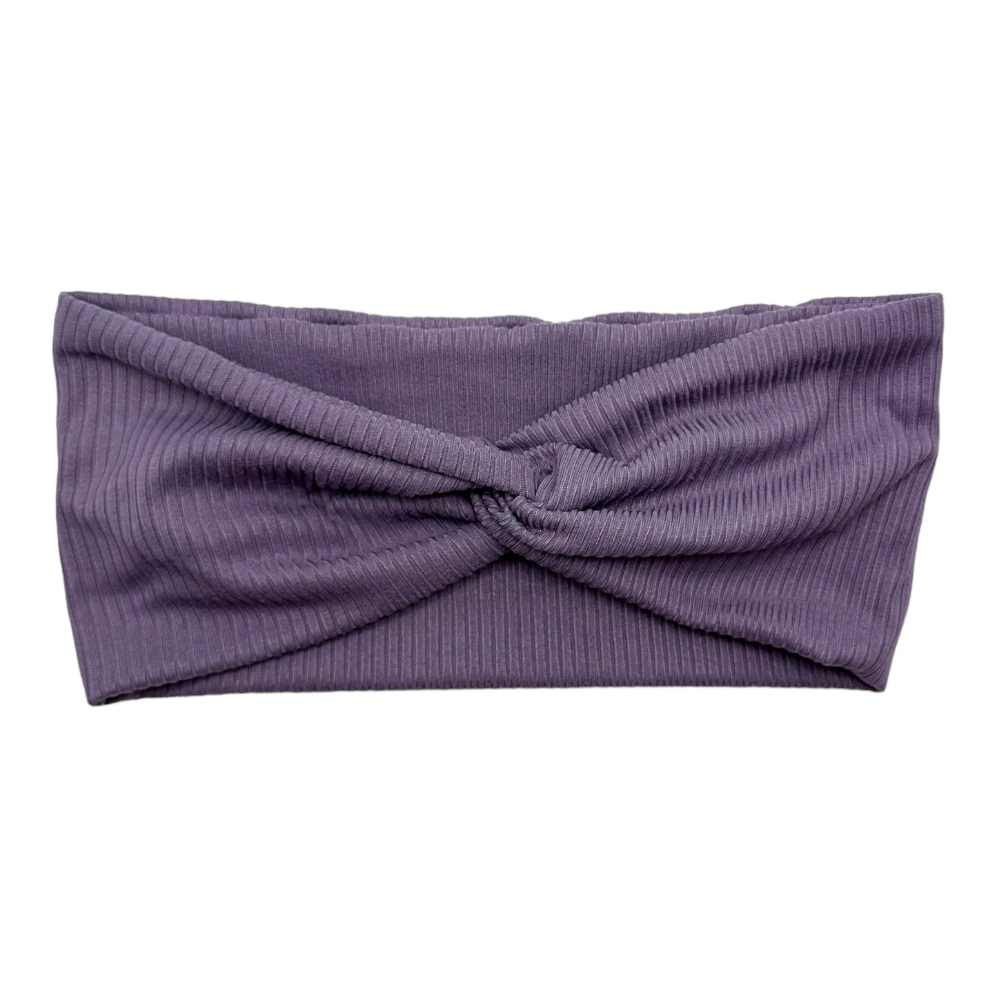 DUSTY AMETHYST - SMALL RIBBED - FRONT KNOT