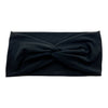 SOLID BLACK - FRONT KNOT
