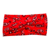 RED BANDANA - FRONT KNOT